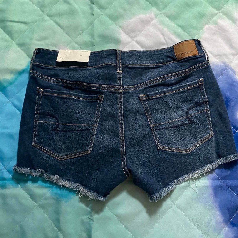 American Eagle, Dark Wash Shorts, Size 12